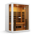 Home Infrared Sauna Built for Ultimate Relaxation, 2 Person, Low EMF Heaters, Hemlock Wood Construction
