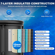 1/3 HP Ice Bath Chiller & 148 Gal Oval Cold Plunge Tub Kit