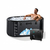 Cold Plunge Tub Built for Athletes, 248 Gallon Capacity, 1HP Chiller, WiFi Control, Water Treatment Kit