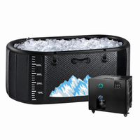 Cold Plunge Tub Built for Athletes, 248 Gallon Capacity, 1HP Chiller, WiFi Control, Water Treatment Kit