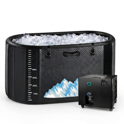 Cold Plunge Tub Built for Athletes, 248 Gallon Capacity, 1HP Chiller, WiFi Control, Water Treatment Kit