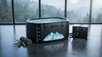Cold Plunge Tub, 248 Gallon, 1 Horsepower, Heavy-Duty Ice Bath Tub for Athletes with Hot & Cold, Portable Inflatable Plunge Chiller with Water Treatment Kit, Immersion Therapy, Wifi (Black, 1 Set) — Lifestyle