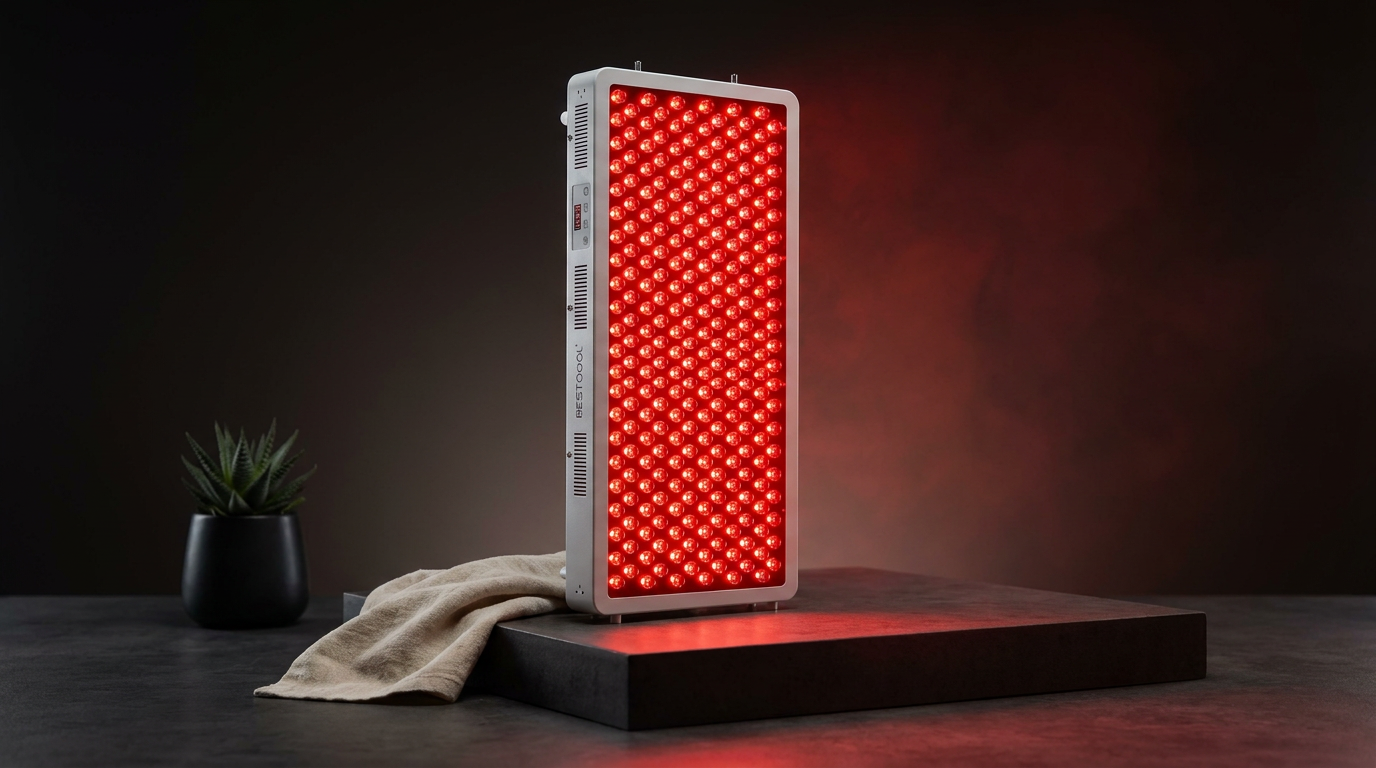 Red Light Therapy Panel, 4 Wavelengths Full Body Infrared Light Therapy, 300 Elite Grade Dual Chip Leds, FSA-HSA Red Light Device at Home, Ideal for Body, Face. Modular Design. — Lifestyle